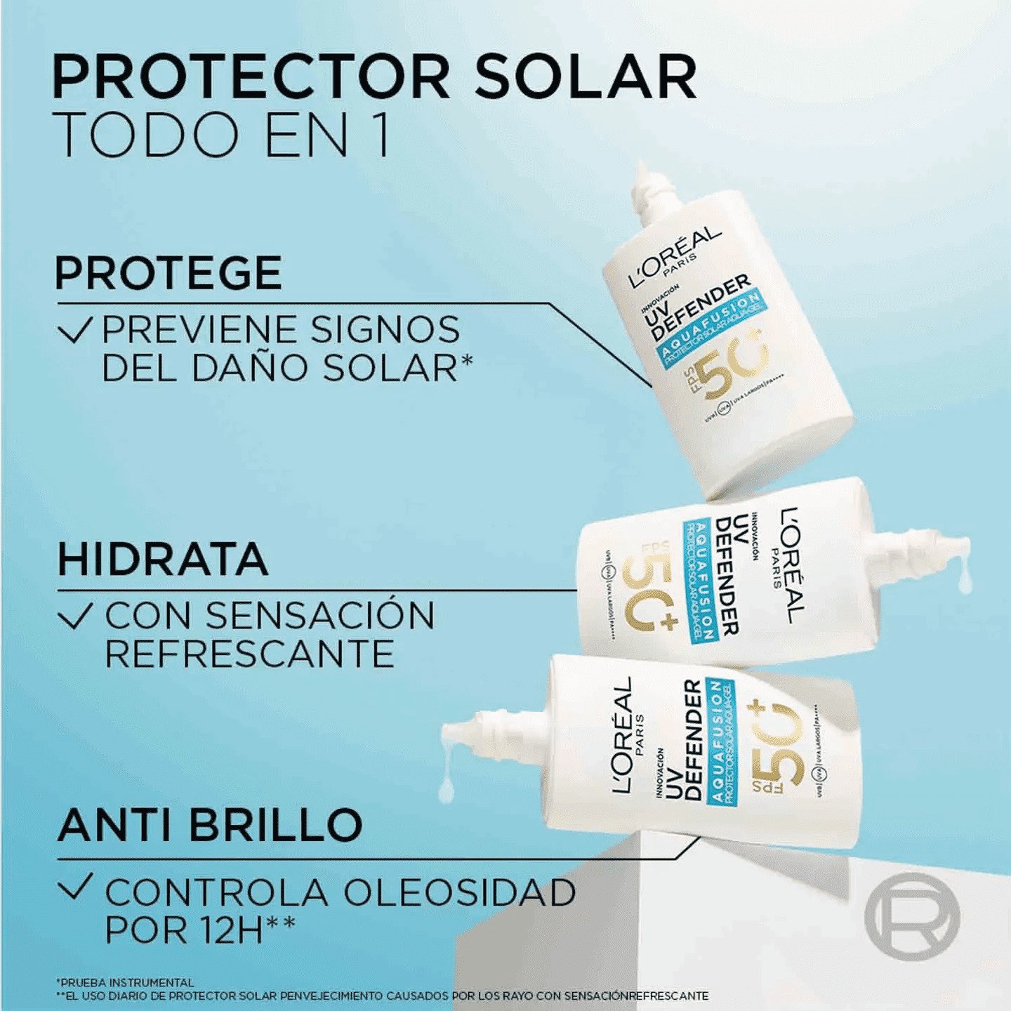 protector solar loreal aquafusion